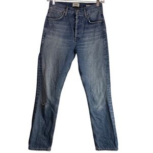Citizens Of Humanity charlotte high Rise straight jeans Size 23 distressed